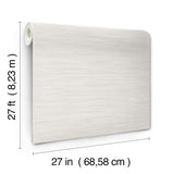 UW1006N Sari Silk Pearl Faux Fabric Wallpaper