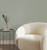 UW1016N Terrene Moss Faux Linen Wallpaper