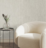 UW1024N Precious Metal Silver Corrugated Wallpaper