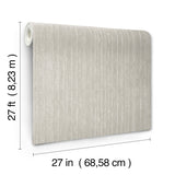 UW1024N Precious Metal Silver Corrugated Wallpaper