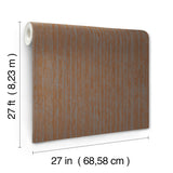 UW1026N Precious Metal Copper Corrugated Wallpaper