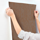 UW1026N Precious Metal Copper Corrugated Wallpaper
