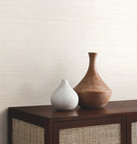 UW1029N Mystic Eggshell Faux Grasscloth Wallpaper