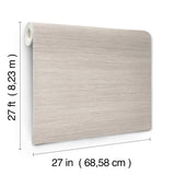  UW1031N Mystic Taupe Faux Grasscloth Wallpaper
