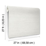 UW1033N Mystic Off-White Faux Grasscloth Wallpaper