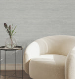 UW1035N Mystic Sea Green Faux Grasscloth Wallpaper