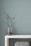 UW1040N Down To Earth Aquamarine Striated Wallpaper