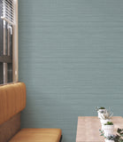 UW1040N Down To Earth Aquamarine Striated Wallpaper
