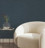 UW1041N Down To Earth Indigo Striated Wallpaper