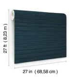 UW1041N Down To Earth Indigo Striated Wallpaper