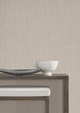 UW1055N Silk Spun Taupe Tactile Stripe Wallpaper