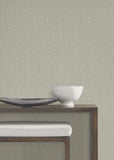 UW1056N Silk Spun Sage Tactile Stripe Wallpaper