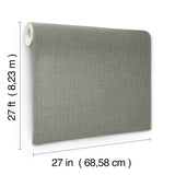 UW1063N Crossover Green Crosshatch Wallpaper
