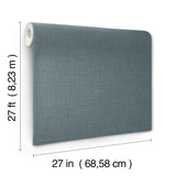 UW1064N Crossover Blue Crosshatch Wallpaper