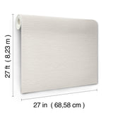 UW1068N Oasis Light Grey Faux Grasscloth Wallpaper