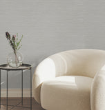UW1070N Oasis Grey Faux Grasscloth Wallpaper