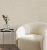 UW1074N Oasis Neutral Faux Grasscloth Wallpaper