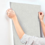 UW1084N Artisan Stone Pewter Texture Wallpaper