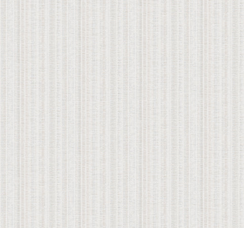 UW1089N Line In The Sand White Woven Stripe Wallpaper