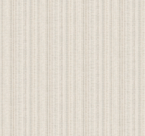 UW1093N Line In The Sand Off-White Woven Stripe Wallpaper