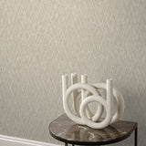  VE1004 Faux Unis Geometric Beige Wallpaper