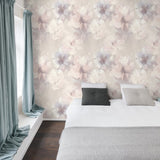 VE3001 Classical Floral All-over Pink Wallpaperььььььььььь
