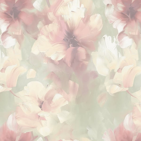 VE3003 Classical Floral All-over Pink Wallpaper
