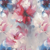  VE3005 Classical Floral All-over Multi-colored Wallpaper