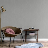 VE3203 Medallion All-over Print Grey Wallpaper