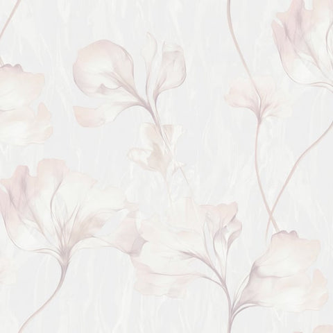 VE3301 Classical Floral All-over Pink Wallpaper