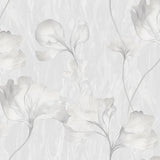  VE3317 Classical Floral All-over Grey Wallpaper