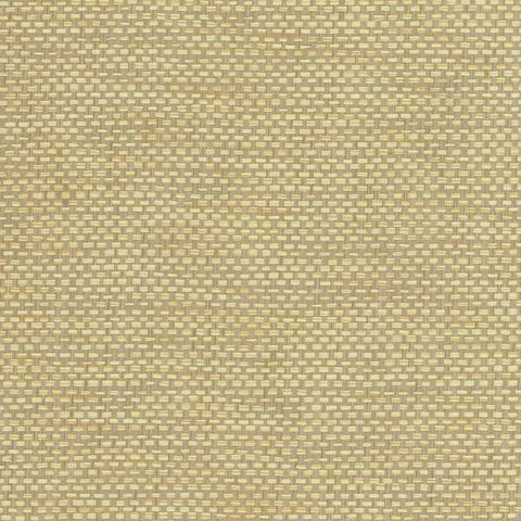 VG4422 Woven Crosshatch Gray Beige Wallpaper