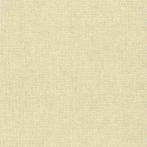 VG4424 Woven Crosshatch Cream Wallpaper 