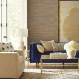 VG4436 Knotted Grass Beige Multi Wallpaper