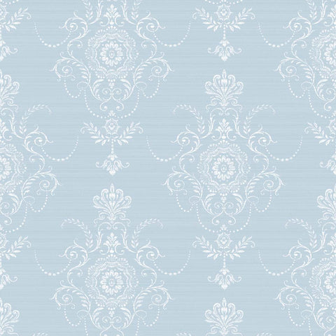 VI80102 Anabelle Misty Blue Wallpaper