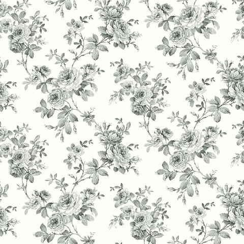 VI81700 Bernadette Licorice Wallpaper 