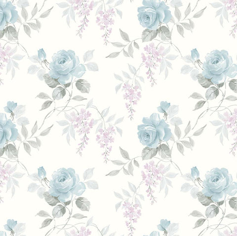 VI81902 Charmaine Robin's Egg Wallpaper 