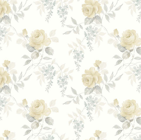 VI81903 Charmaine Pale Yellow Wallpaper