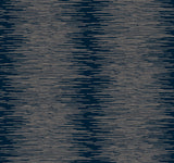 VR1503 Operetta Navy Metallic Columns Wallpaper