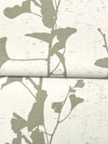 VR1510 Ginkgo Silhouette Sage Cork Wallpaper