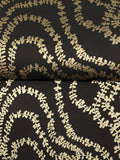 VR1517 String of Pearls Gold Vine Wallpaper