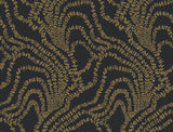 VR1517 String of Pearls Gold Vine Wallpaper