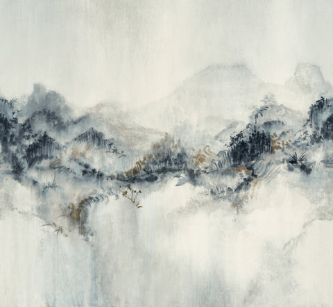 VR1519M Mystic Overlook Blue Wall Mural