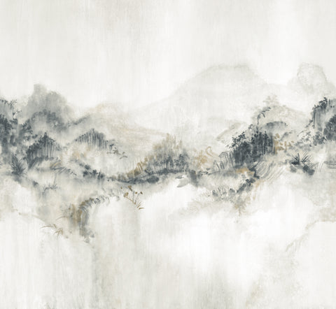 VR1520M Mystic Overlook Grey Wall Mural