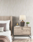 VR1522 Tribeca White Texture Stripe Wallpaper