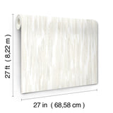 VR1522 Tribeca White Texture Stripe Wallpaper