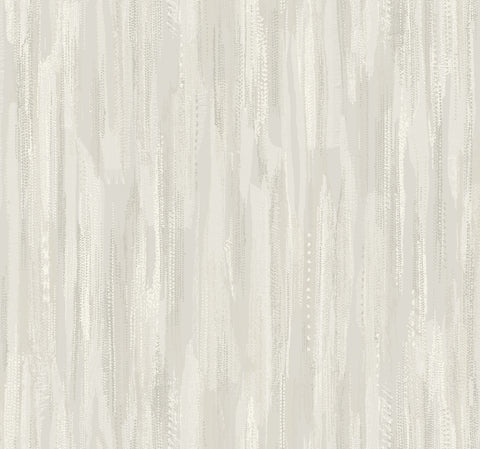 VR1525 Tribeca Dove Texture Stripe Wallpaper