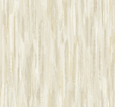 VR1527 Tribeca Gold Texture Stripe Wallpaper
