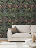 VR1530 Enchanted Garden Green Tropical Wallpaper