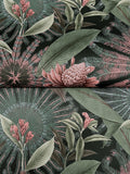 VR1530 Enchanted Garden Green Tropical Wallpaper